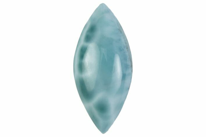 Polished Larimar Cabochon - Dominican Republic #370579